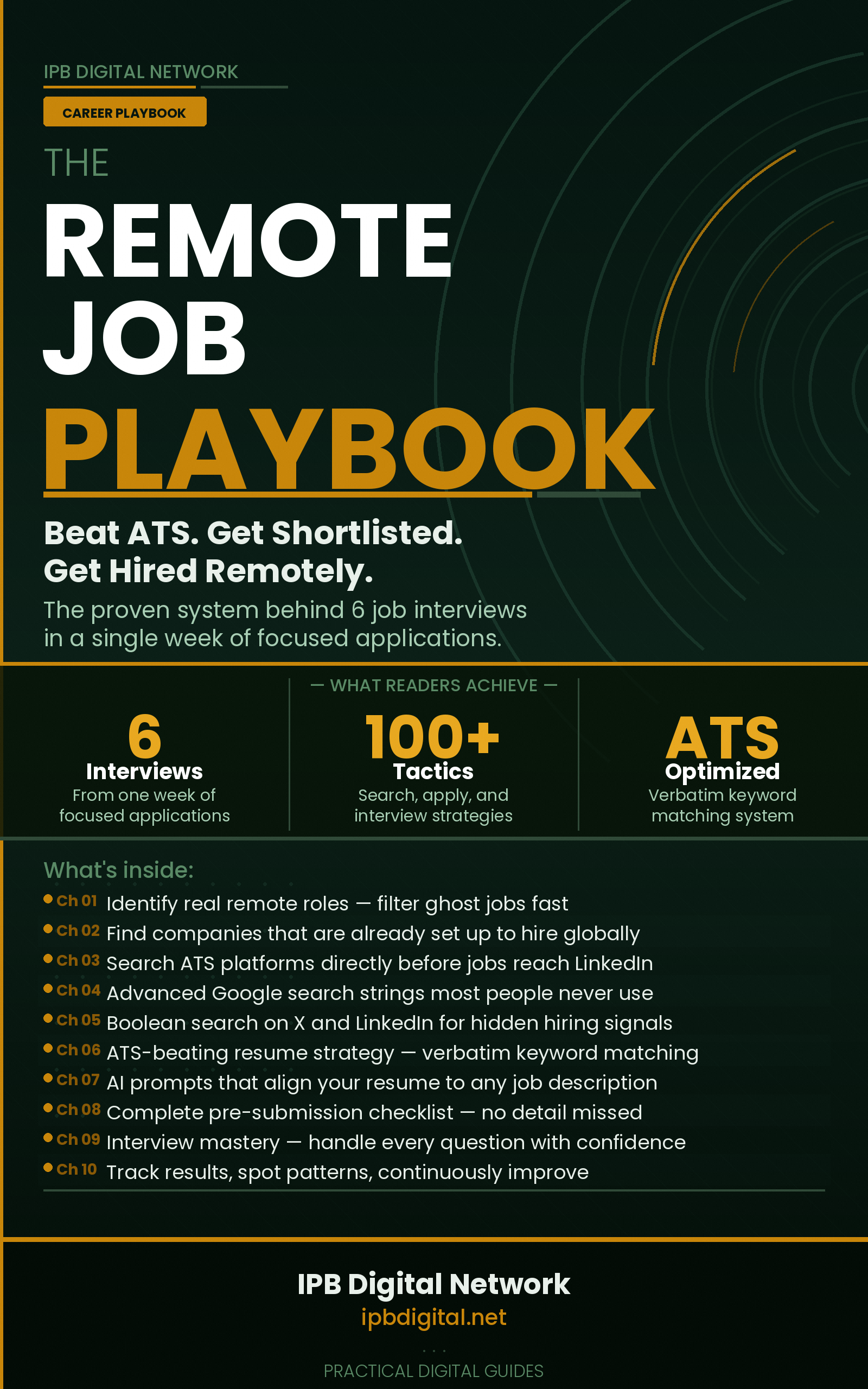 The Remote Job Playbook book cover